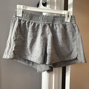 adidas Gray Women's Athletic Running Shorts with Elastic Waist